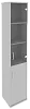 Офисный шкаф узкий комбинир. со стеклом, левый/правый